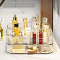 Makeup Organizer with Stackable Drawers, Bathroom Vanity Organizers and Storage, Ideal for Desk and Dresser Countertops, Great for Cosmetics, Skincare, Lipsticks, Nail Care - Green